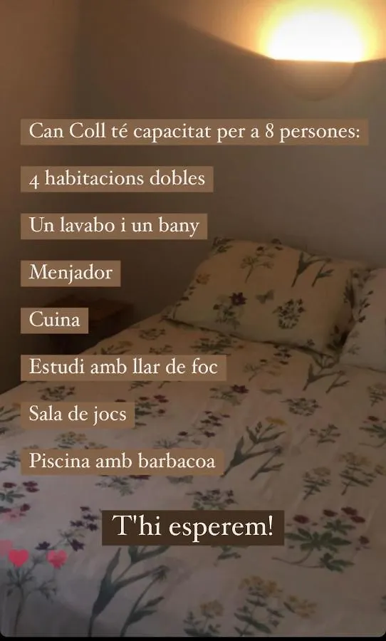 Chalet Casa De Muntanya Can Coll De Susqueda Girona